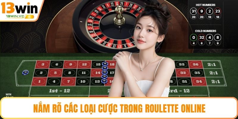 Nắm rõ các loại cược trong Roulette Online